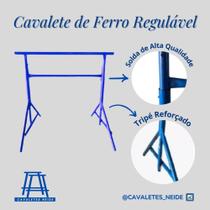 Cavalete de Ferro para Pintura com Regulagem Ajustável