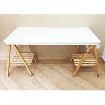Cavalete De Madeira Para Mesa Atelie Apoio Tampo 80cm