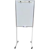 Cavalete FLIP CHART Magnético Stalo 100X72CM com Rodízios para Escrita