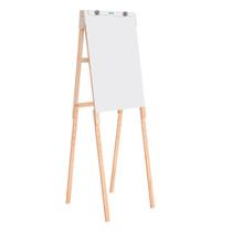 Cavalete Flip chart quandro branco 1x1 metro para pintura Stalo serve para folha quanto caneta (8412)