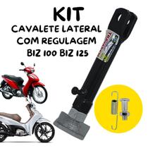 Cavalete Lateral Com Regulagem Apoio Descanso Honda Biz 100 e Biz 125 1999 A 2025 com Regulagem Kit Mola e Parafuso Modelo Original Travabem Cavalete Lateral Com Regulagem Apoio Descanso Honda Biz 100 e Biz 125 1999 A 2025 com Regulagem Kit Mola e Parafuso Modelo Original Travabem
