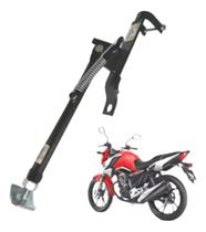 Cavalete lateral p/moto de carga balanca redonda trava bem