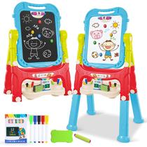 Cavalete Magnético Art Easel HOLYFUN para Crianças - Quadro Branco e Giz Cavalete Magnético Art Easel HOLYFUN para Crianças - Quadro Branco e Giz