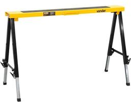 Cavalete Metálico Portátil com 12 Ajustes de Altura e Pernas dobráveis 150 kgf Vonder