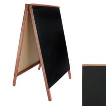 Cavalete Negro Ideal Para Propaganda Dupla Face 50Cm X 70Cm