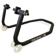 Cavalete Traseiro Coyote Modelo TOP para Motos Sem Suporte / Slider de Balança - Preto