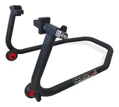 Cavalete Traseiro Coyote para Motos COM ou SEM Suporte Slider de Balança Preto