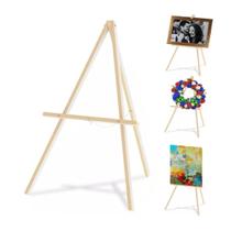 Cavalete Tripé Madeira Quadros Lousa Telas Pinturas 82cm