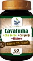 Cavalinha cha verde carqueja hibis 90 caps 700mg multivitta