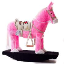 cavalinho de balanço poney sela de couro