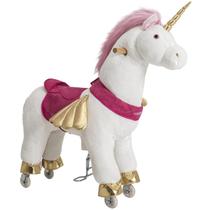 Cavalinho de Pedal Kiddo Montaria Uppi Branco Unicornio Medio