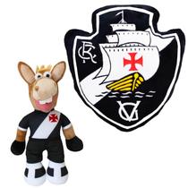 Cavalinho Do Fantástico 40 Cm + Almofada Vasco Oficial 45 Cm