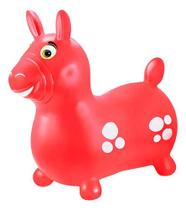 Cavalinho infantil vinil vermelho 52x51cm unidade 400vm