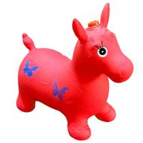 Cavalinho Pony Upa Upa Baby de Borracha com Som Vermelho