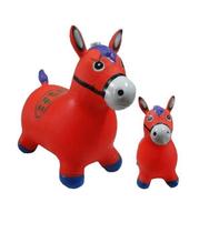 Cavalinho Pula Pula Infantil Inflável Com Som E Luz