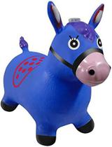 Cavalinho Upa Upa Brinquedo Pula Pula Musical Com Luz Borracha Resistente Inflável Azul Cavalinho Upa Upa Brinquedo Pula Pula Musical Com Luz Borracha Resistente Inflável Azul