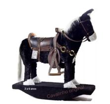 Cavalo Cavalinho Brinquedo Infantil Super Luxo Mexe A Cabeça - Cavalinho Original