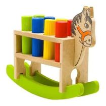 Cavalo Cavalinho De Madeira Encaixe Montessori Pedagógico