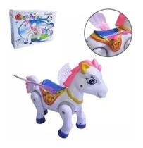 Cavalo Com Movimento Magic Pegasus Com Som E Luz A Pilha