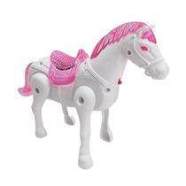 Cavalo De Brinquedo Anda Tem Som e Luzes Cavalinho + Pilhas - M&J VARIEDADES