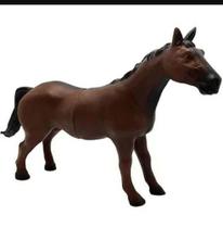 Cavalo De Brinquedo Vinil Cor Marrom 22cm Infantil - Bv233 Db Play