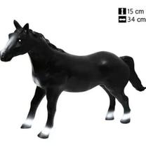 Cavalo De Brinquedo Vinil Cor Preto - Db Play