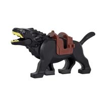 Cavalo de Guerra Medieval com Armadura - Blocos de Construção e Mini Figuras de Ação para Crianças