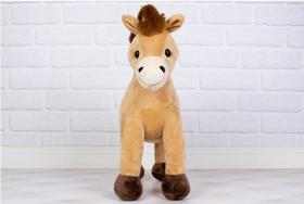 Cavalo de Pelúcia 35cm Macio Brinquedo Detalhado para Crianças e Bebês Cavalo de Pelúcia 35cm Macio Brinquedo Detalhado para Crianças e Bebês