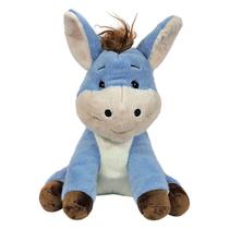 Cavalo De Pelúcia Burrinho Sentado 35cms - Azul