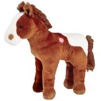 Cavalo de Pelúcia com Som para Bebês Cavalinho Decoração e Brinquedo