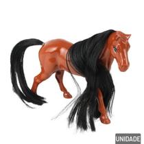 Cavalo / Égua marrom de Plástico com Acessórios Color