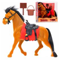 Cavalo Livery Stable Boneco Realista Infantil Com Sela Rédea Manta E Balde Inclusos Cavalo Livery Stable Boneco Realista Infantil Com Sela Rédea Manta E Balde Inclusos