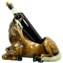 Cavalo Porta Vinho Garrafa De Gesso Decoração Casa Chácara Sítio - AY