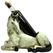 Cavalo Porta Vinho Garrafa De Gesso Decoração Casa Chácara Sítio