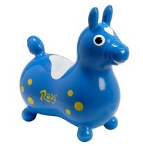 Cavalo Rody Inflável 33 x 48 cm Azul Gymnic Italiano Desenvolvimento Infantil Psicomotricidade