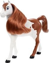 Cavalo Spirit Untamed Mattel, cabeça móvel, crina longa, postura brincalhona e cores bonitas. Presente ideal para fãs de cavalos a partir de 3 anos.