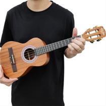 Cavaquinho Elétrico Malibu CTMM-E Mogno Fosco Com Afinador, Equalizador e Saída P10