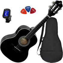 Cavaquinho Eletroacústico GIANNINI CS-14 EP Preto + Capa + Afinador + Palhetas Cavaquinho Eletroacústico GIANNINI CS-14 EP Preto + Capa + Afinador + Palhetas