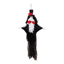 Caveira Mexicana de Halloween Enfeite Com Luz Som e Movimento Caveira Mexicana de Halloween Enfeite Com Luz Som e Movimento