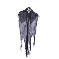 Caveira morfeu preto e branco 70cm Caveira morfeu preto e branco 70cm