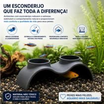 Caverna para Aquário Gruta para Peixes, camarões e vida Caverna para Aquário Gruta para Peixes, camarões e vida