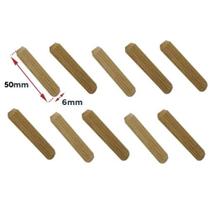 Cavilha de Madeira P&J 6x50mm - Kit com 10 Unidades - Código 653993
