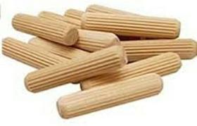 Cavilha De Madeira Para Moveis 6 X 30 - 100 Peças