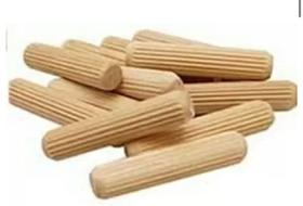 Cavilha De Madeira Para Moveis 6 X 30 - 100 Peças