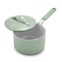 Cazo GreenLife 2L Antiadherente con Tapa, Libre de PFAS, Verde Salvia Cazo GreenLife 2L Antiadherente con Tapa, Libre de PFAS, Verde Salvia