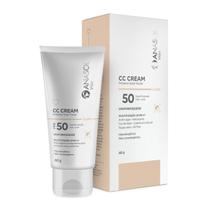 Cc Cream Creme Facial Claro Multifunção e Uniformizador Anasol Viso FPS50 60g