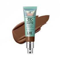 CC+ Cream Foundation IT Cosmetics Natural Matte Deep Bronze