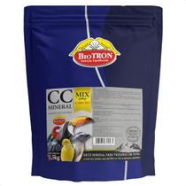 Cc Mineral Mix Com Carvão 1,5kg Biotron Grit Para Aves e Pássaros
