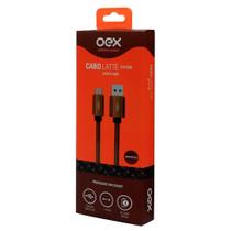 Cc300 cabo de couro micro usb (latte)