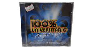 cd 100% universitario sertanejo - gravadora panttanal